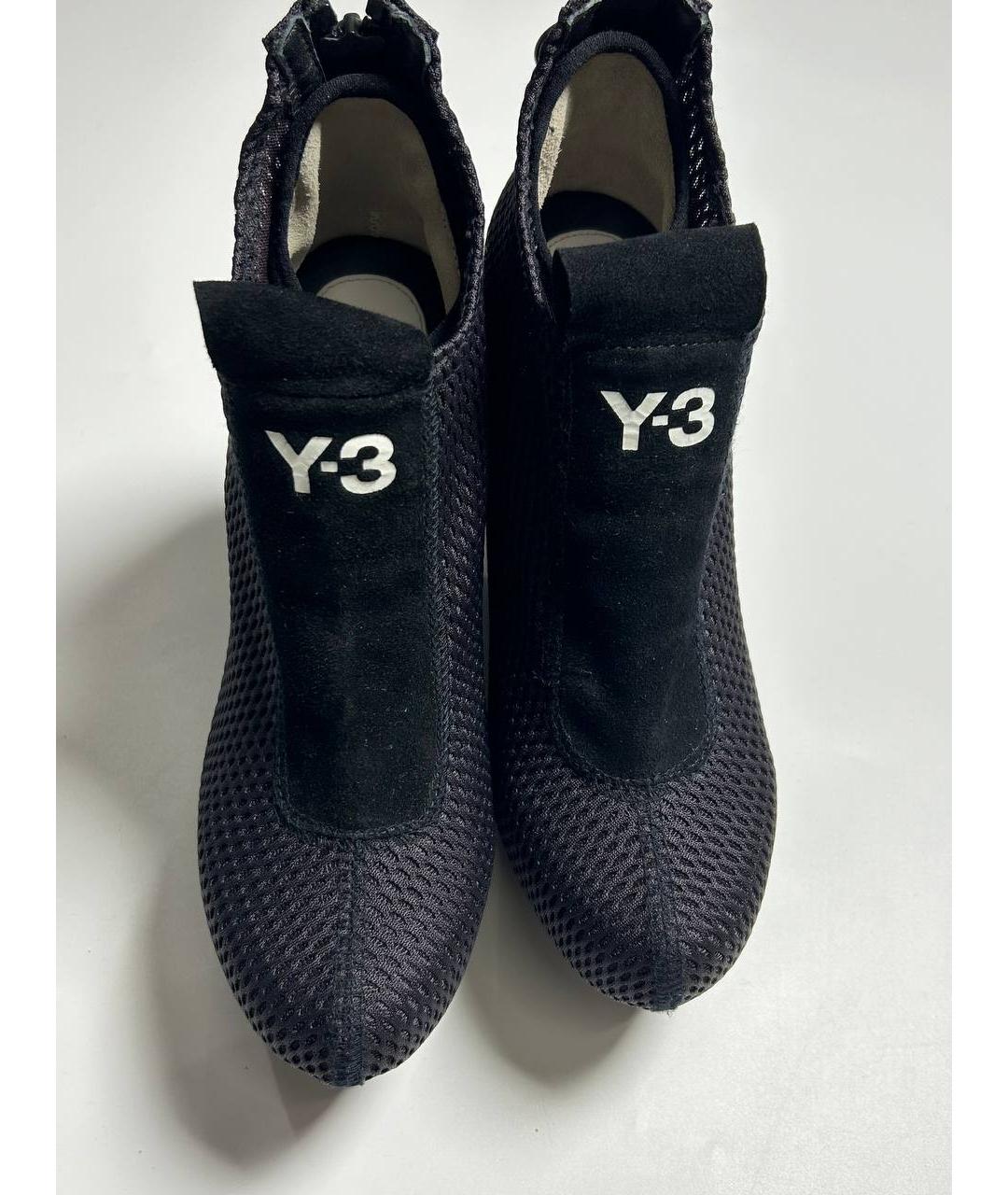 Y-3 Черные ботинки, фото 2