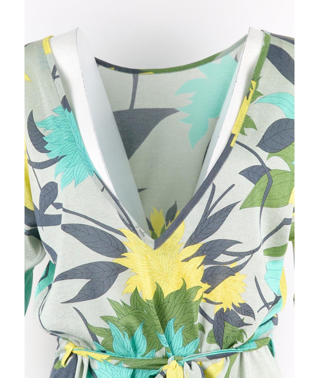 EMILIO PUCCI Мульти шелковая блузы, фото 4
