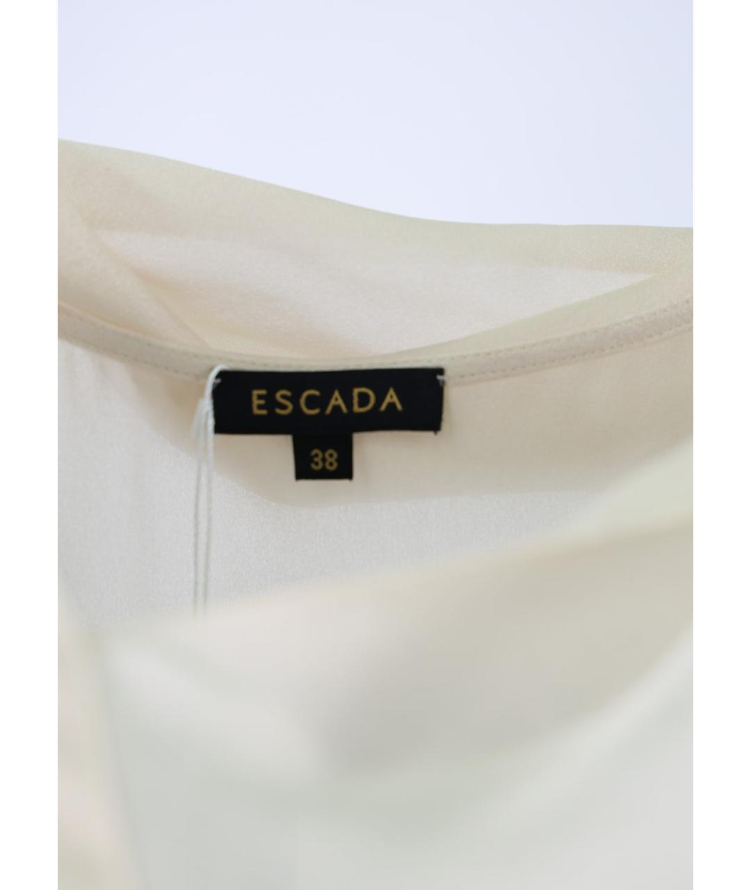 ESCADA Бежевая шелковая блузы, фото 3