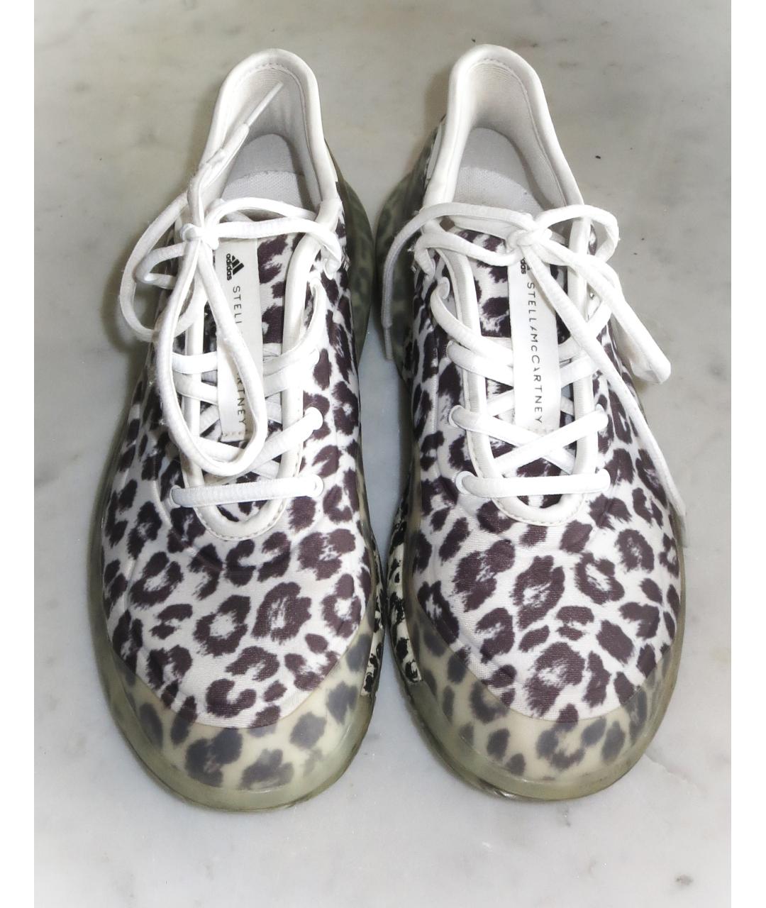 ADIDAS BY STELLA MCCARTNEY Белые текстильные кроссовки, фото 4