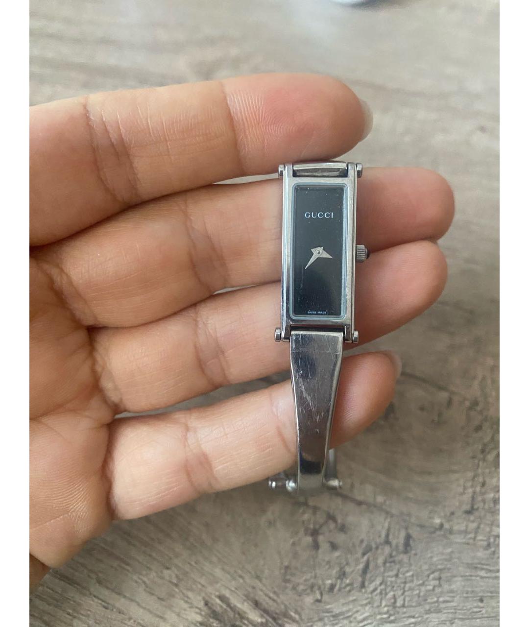 GUCCI Серебряные часы, фото 7