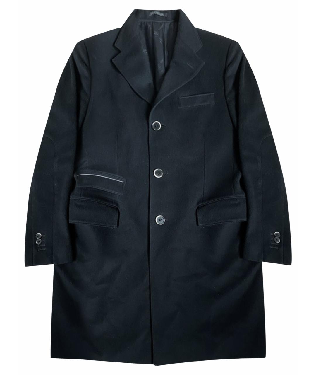 CORNELIANI Черное шерстяное пальто, фото 1
