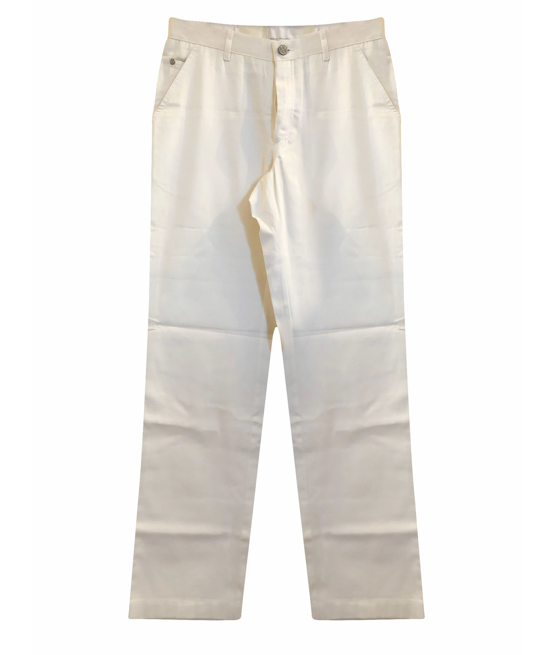 BRIONI Белые хлопковые джинсы, фото 1