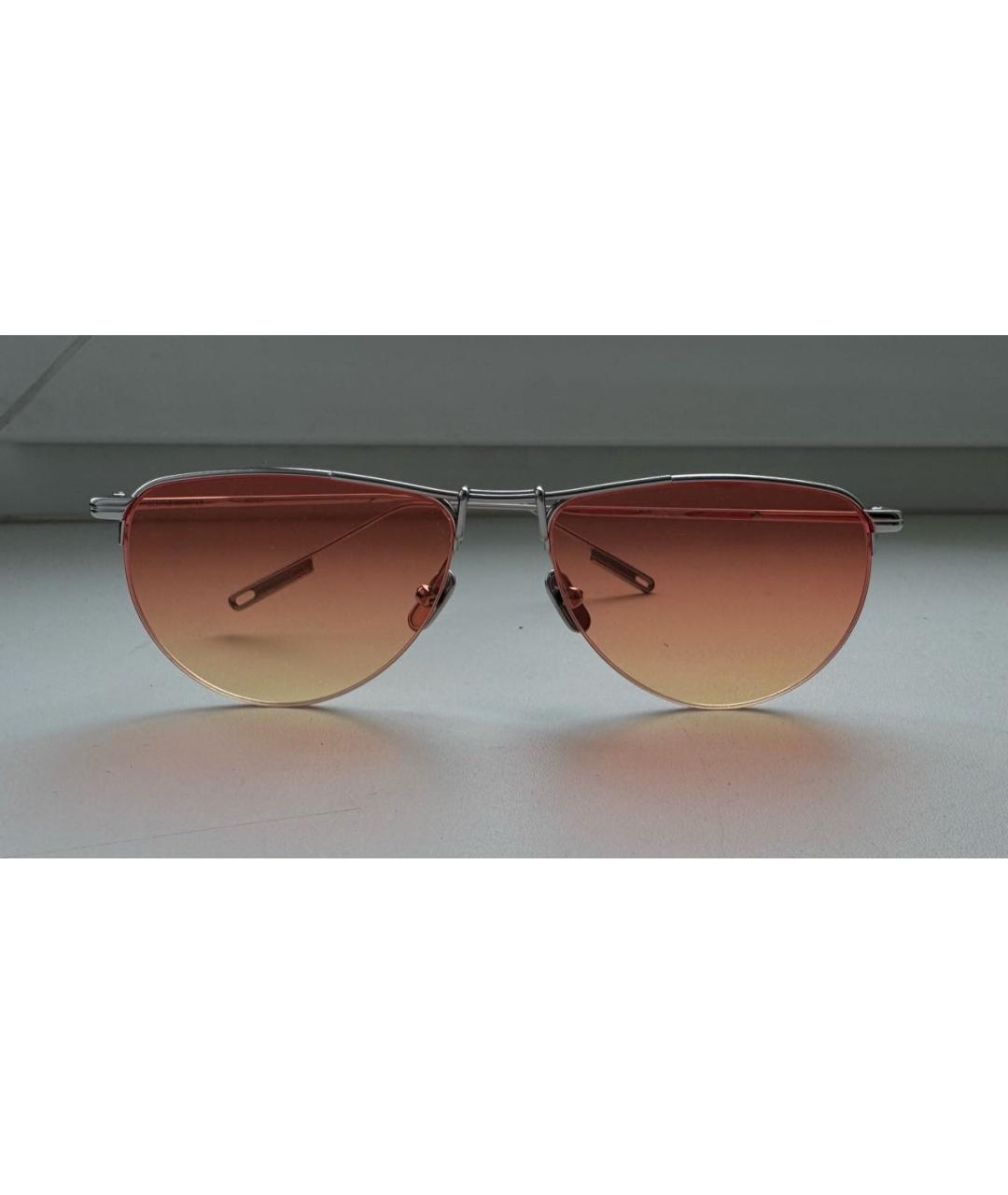 GENTLE MONSTER Оранжевое металлические солнцезащитные очки, фото 5