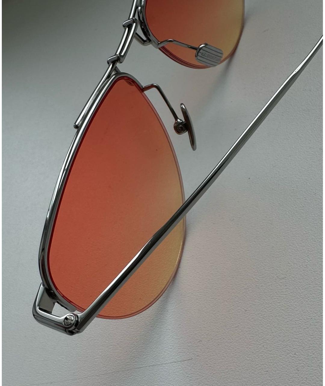 GENTLE MONSTER Оранжевое металлические солнцезащитные очки, фото 3