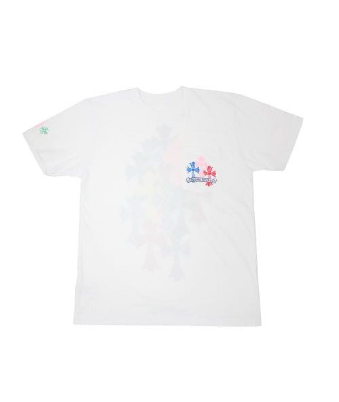 CHROME HEARTS Белая хлопковая футболка, фото 1
