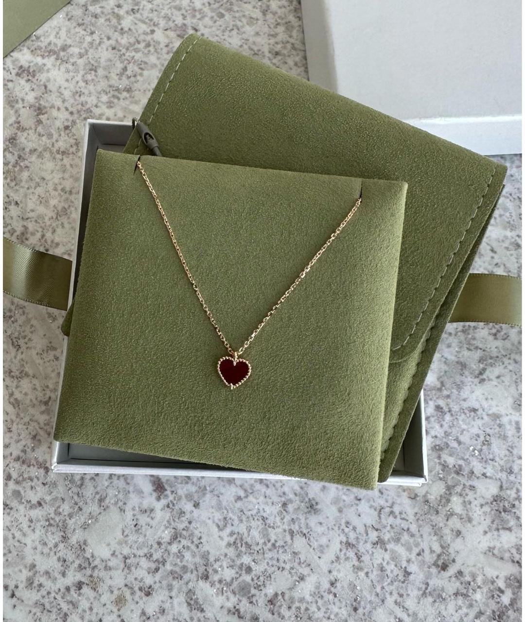 VAN CLEEF & ARPELS Красная подвеска из розового золота, фото 3