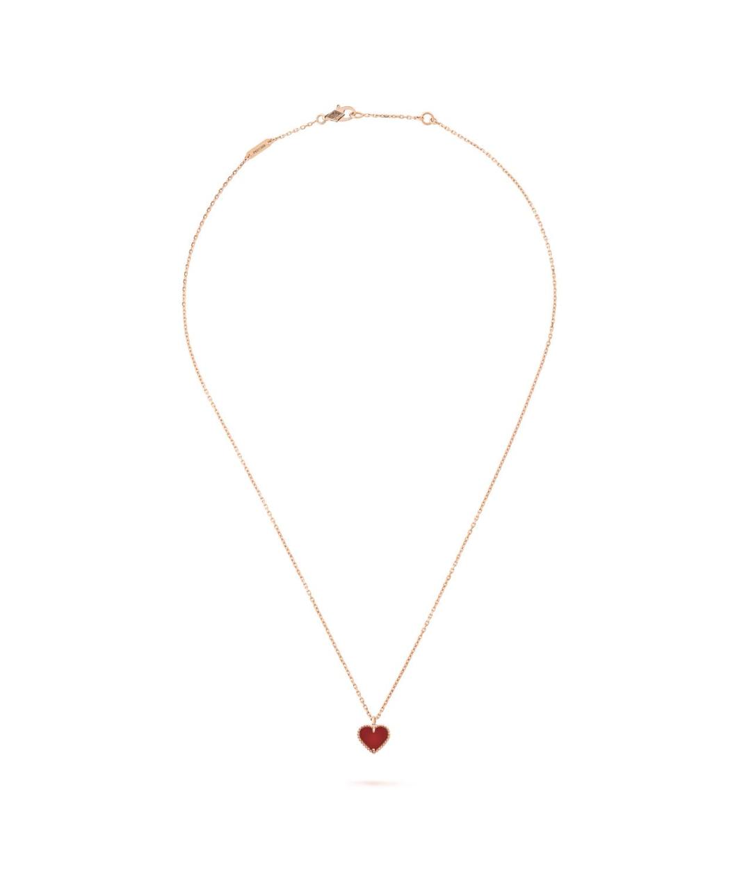 VAN CLEEF & ARPELS Красная подвеска из розового золота, фото 2