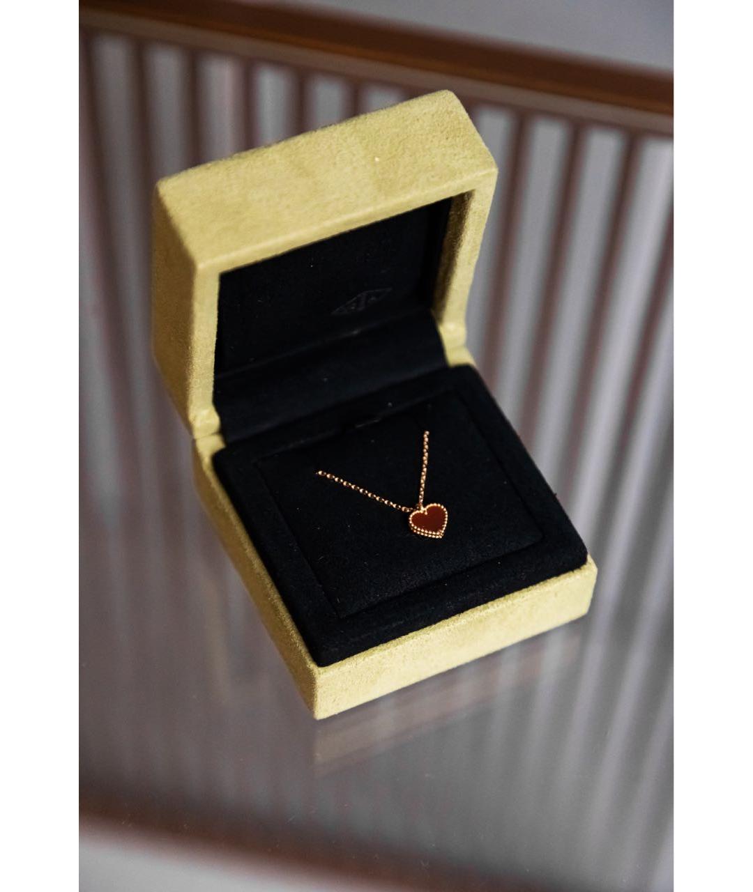 VAN CLEEF & ARPELS Красная подвеска из розового золота, фото 4