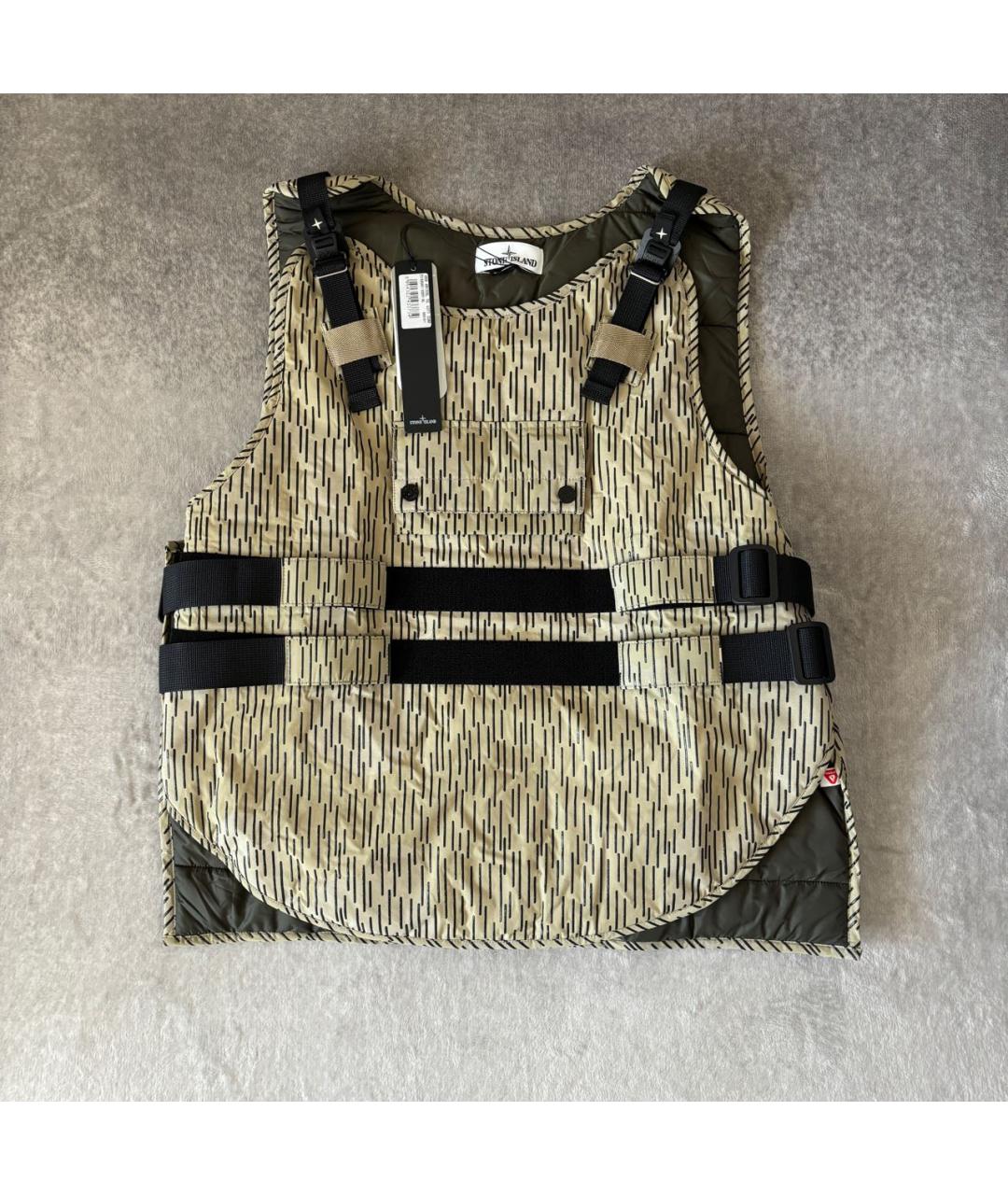 STONE ISLAND Бежевый жилет, фото 9