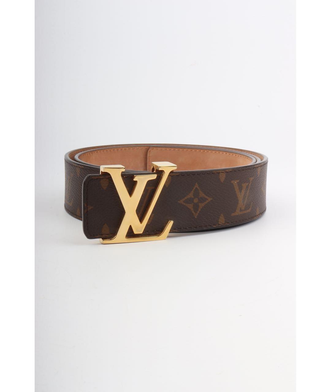 LOUIS VUITTON Коричневый ремень, фото 8