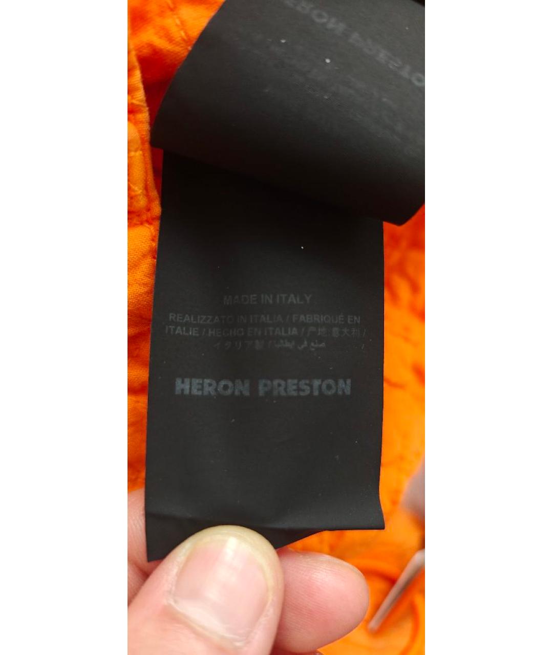 HERON PRESTON Оранжевое повседневные брюки, фото 8