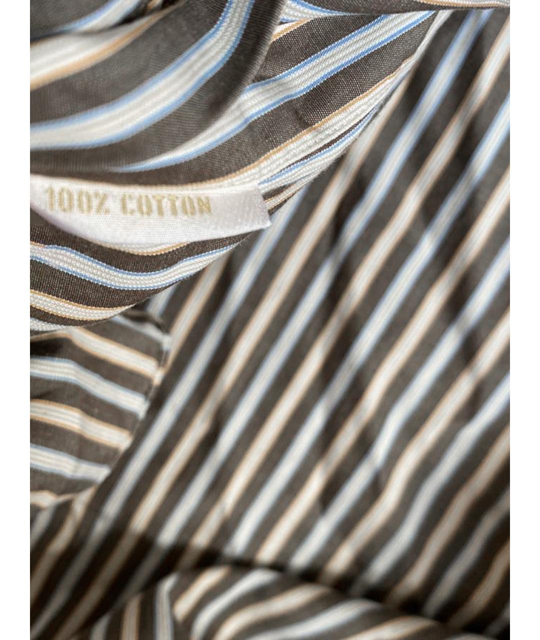 BRIONI Белая хлопковая классическая рубашка, фото 6