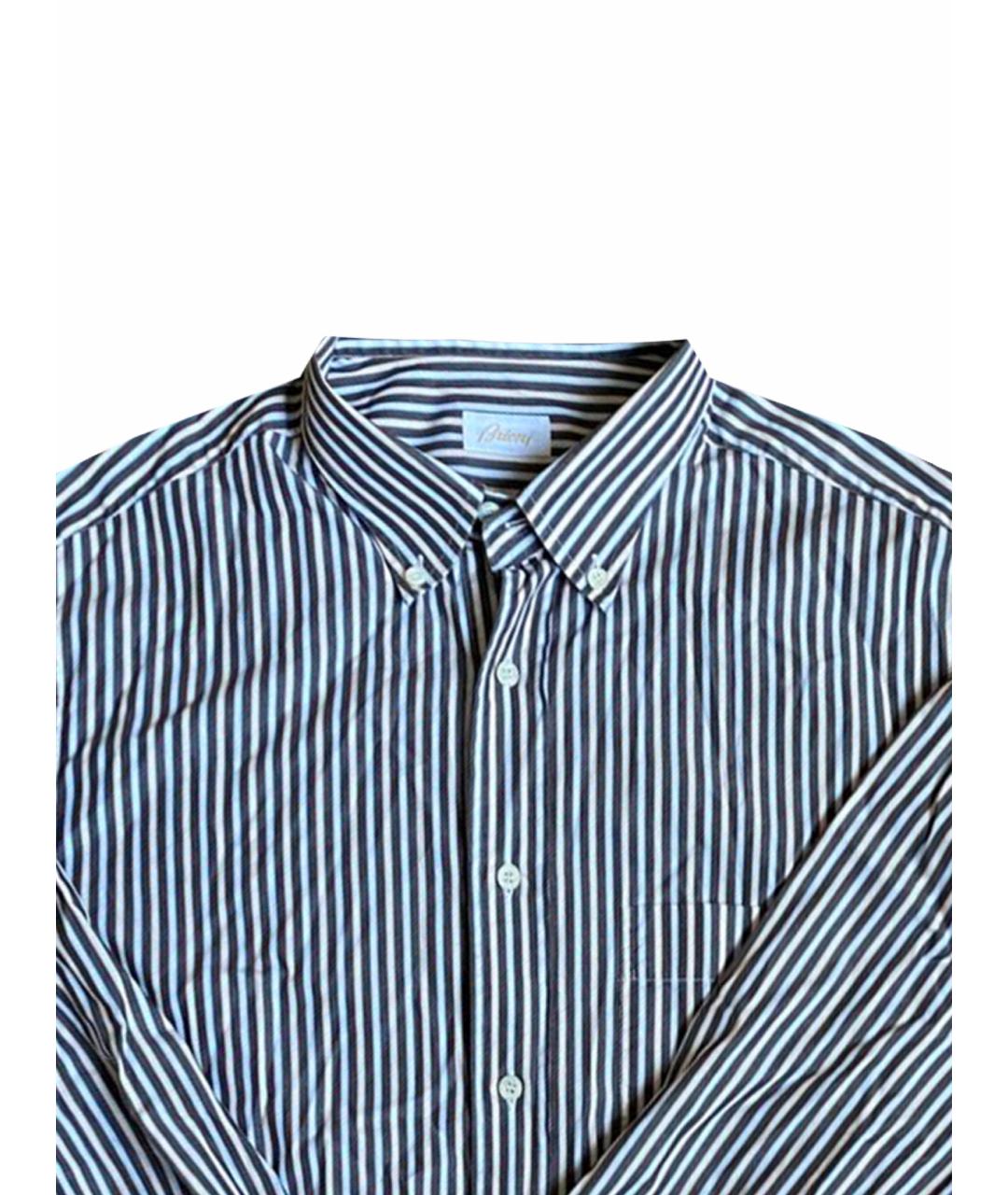 BRIONI Белая хлопковая классическая рубашка, фото 8
