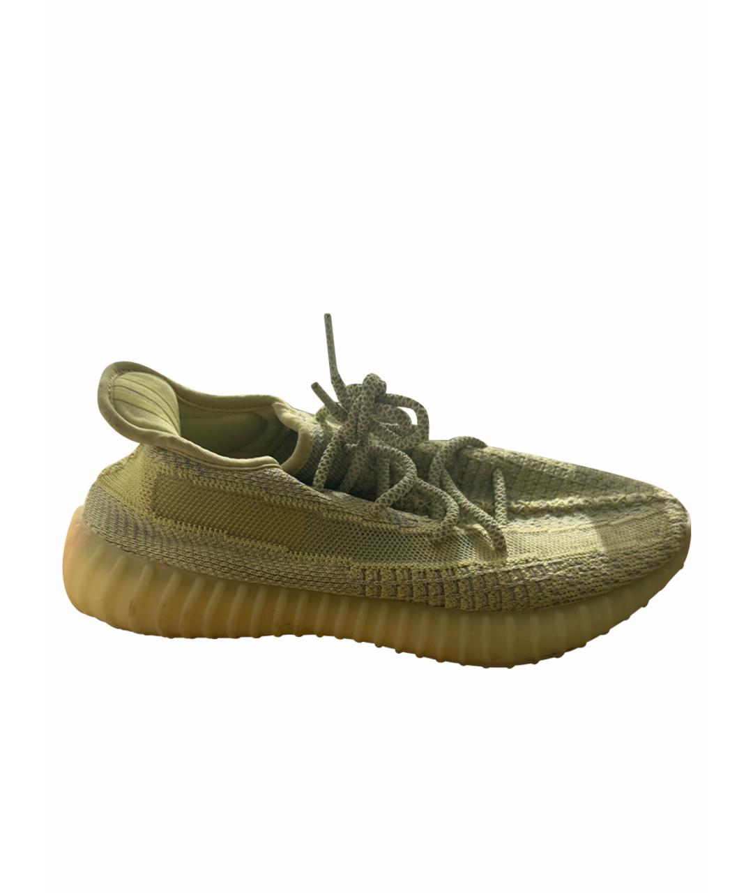 ADIDAS YEEZY Желтые низкие кроссовки / кеды, фото 1