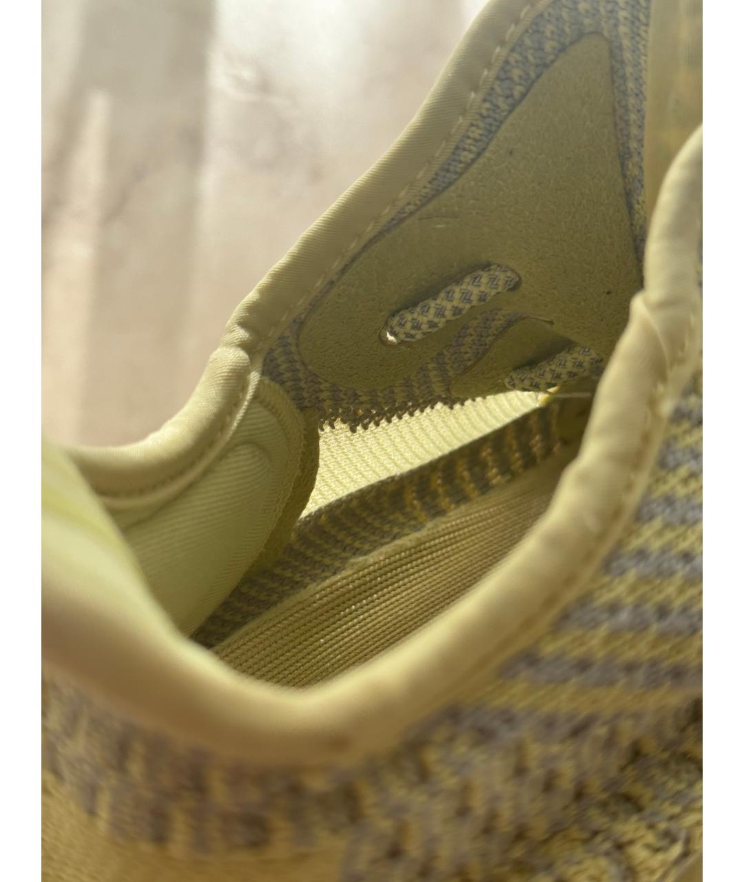 ADIDAS YEEZY Желтые низкие кроссовки / кеды, фото 6
