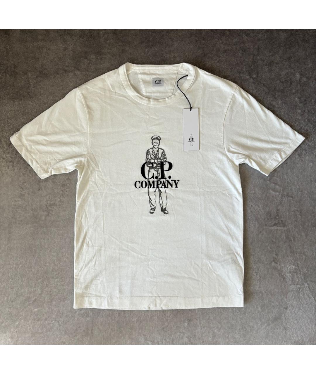 CP COMPANY Белая футболка, фото 7