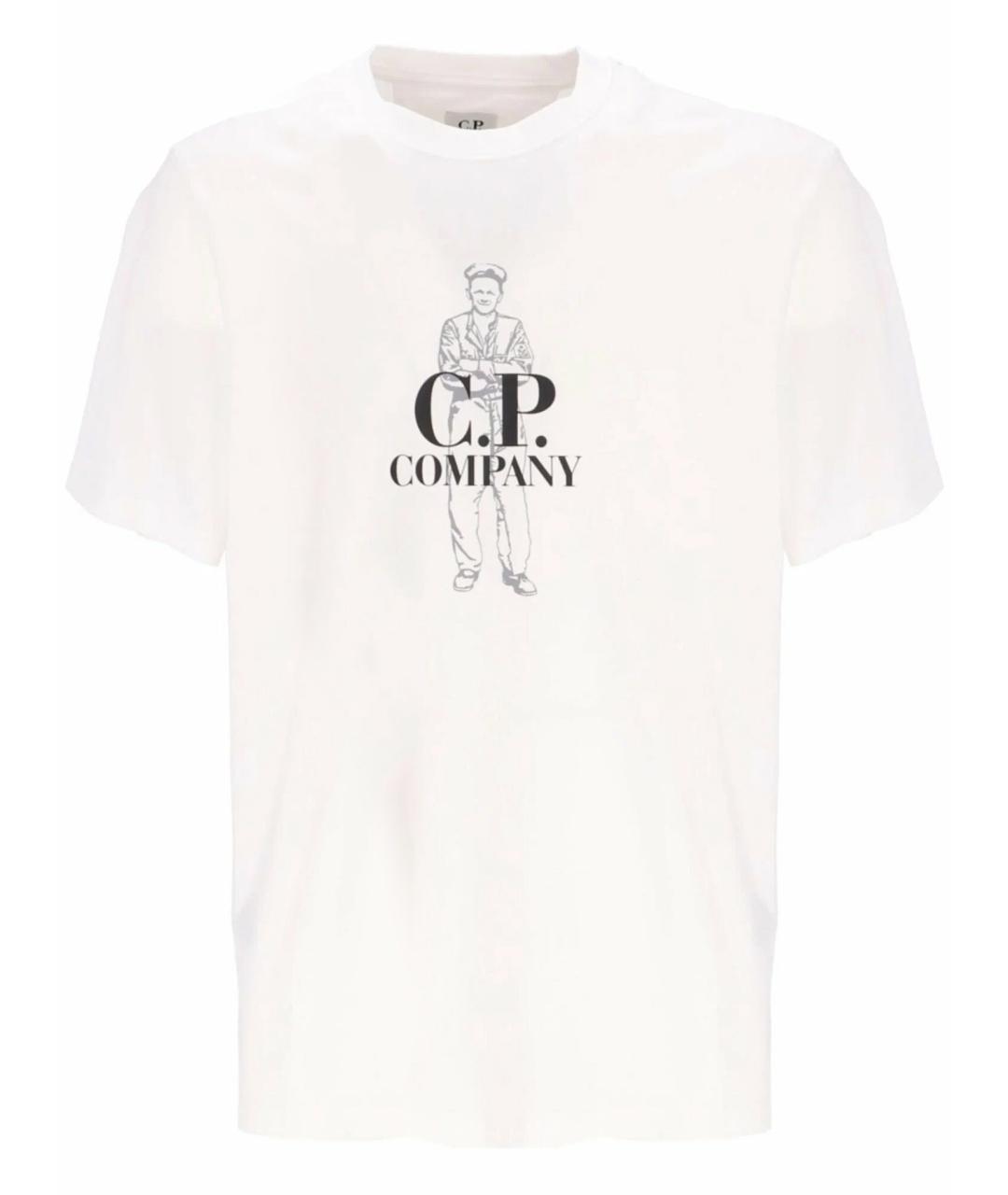 CP COMPANY Белая футболка, фото 1