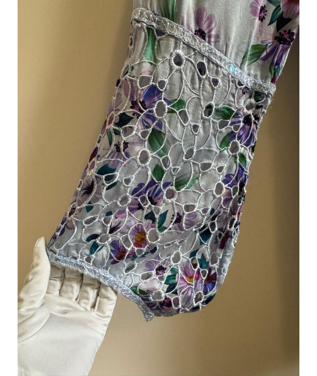 MISSONI Мульти шелковое повседневное платье, фото 3