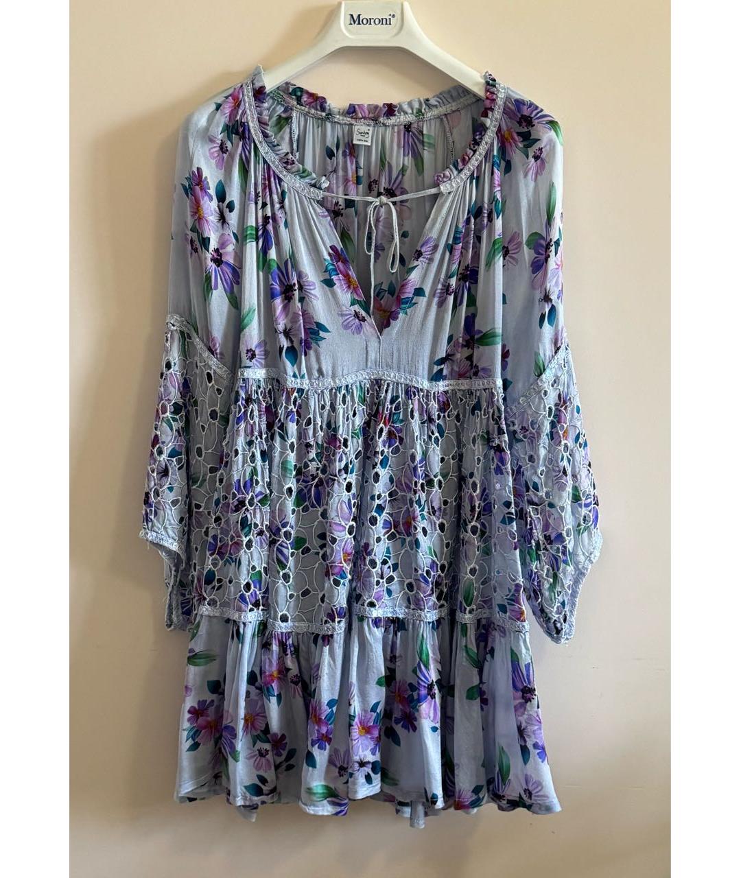 MISSONI Мульти шелковое повседневное платье, фото 9