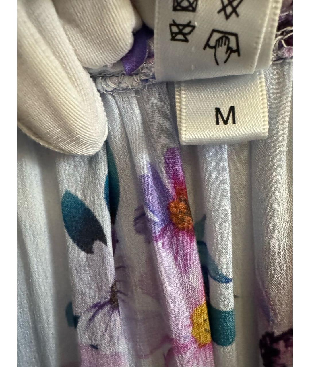 MISSONI Мульти шелковое повседневное платье, фото 4