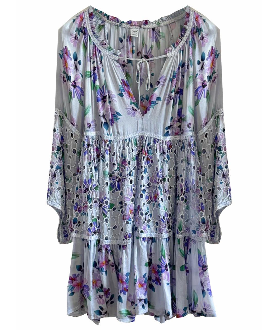 MISSONI Мульти шелковое повседневное платье, фото 1