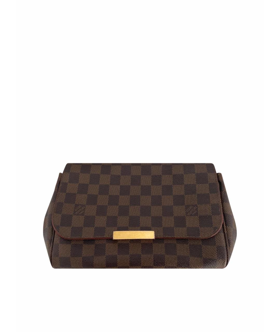 LOUIS VUITTON Коричневая сумка через плечо, фото 1