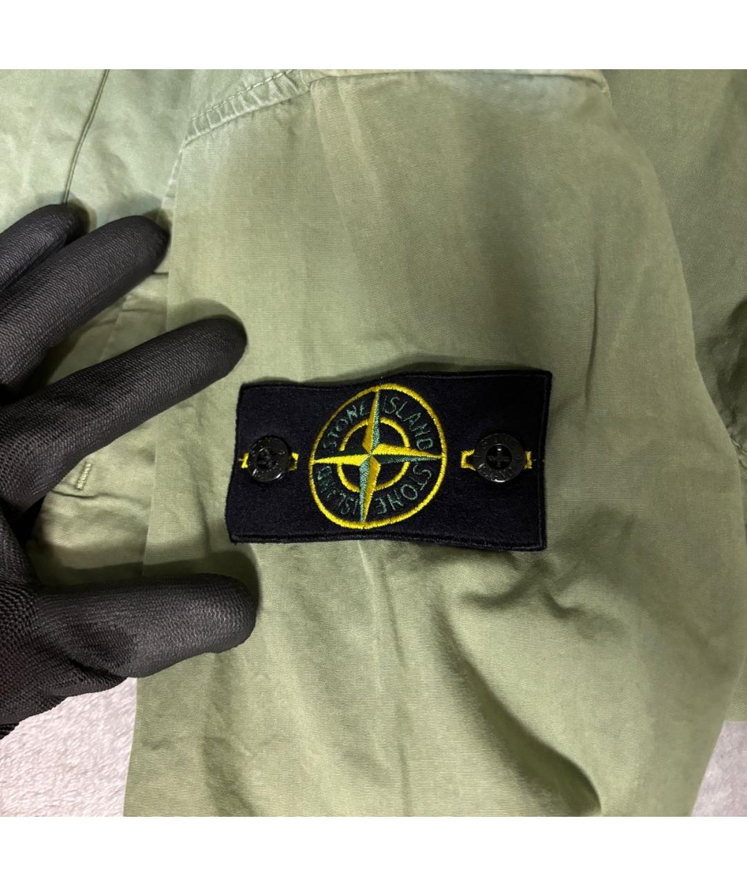 STONE ISLAND Зеленая куртка, фото 4
