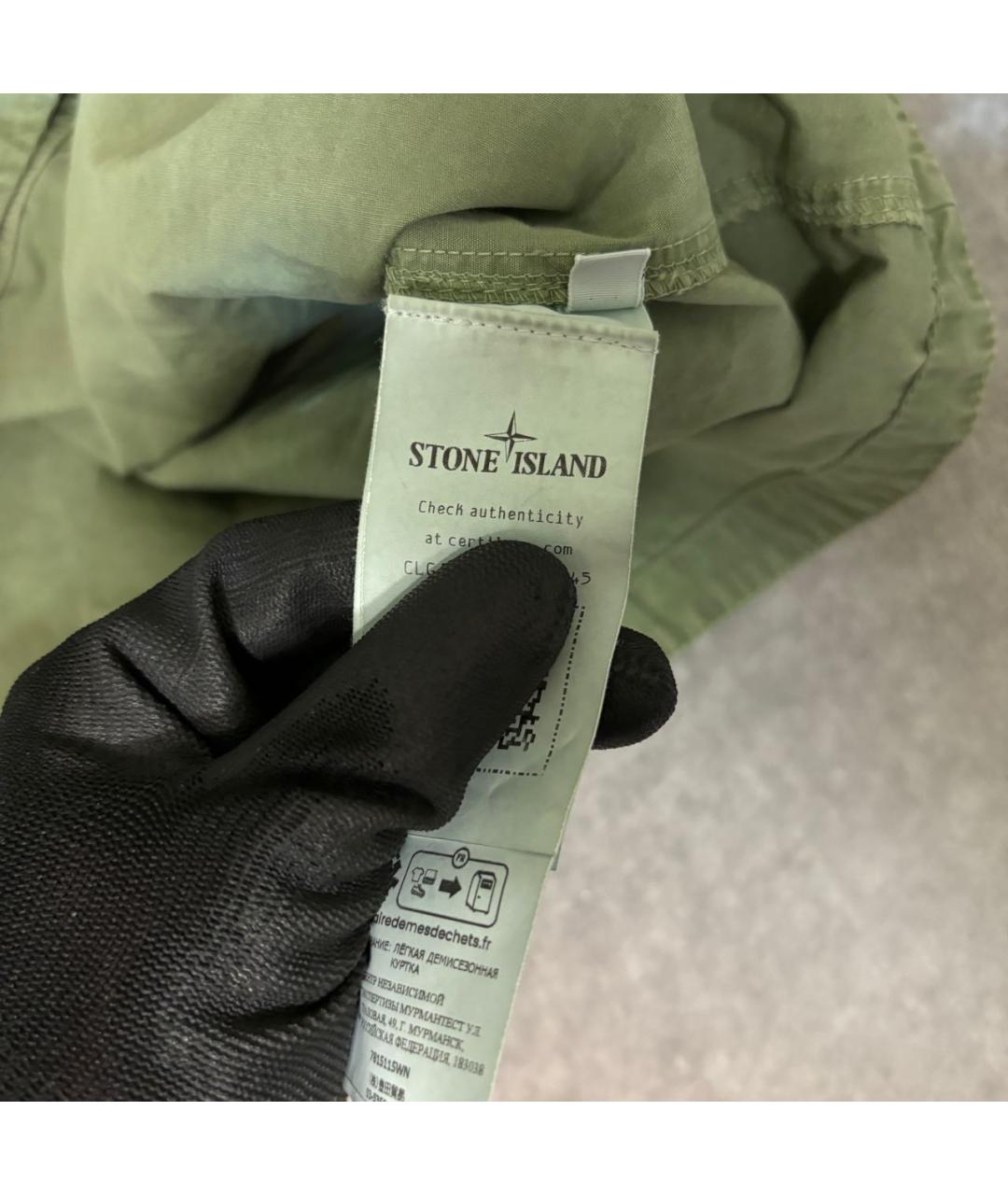 STONE ISLAND Зеленая куртка, фото 6