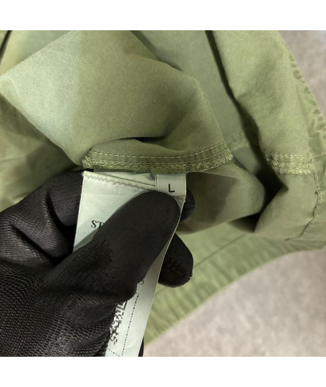 STONE ISLAND Зеленая куртка, фото 5