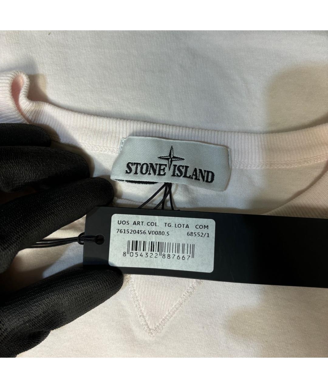 STONE ISLAND Розовая футболка, фото 4