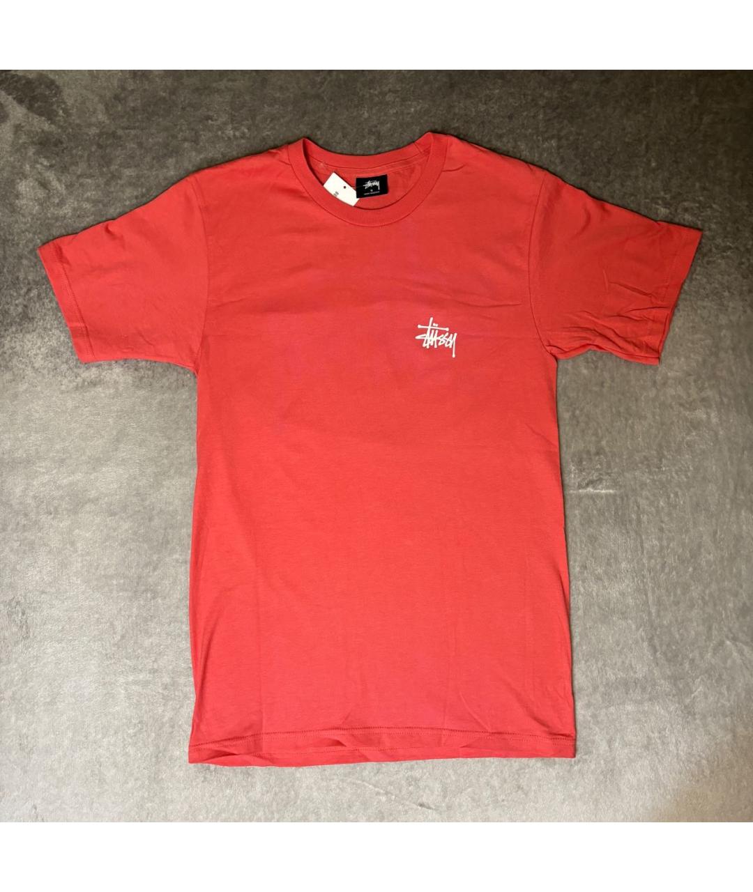 STUSSY Красная футболка, фото 7