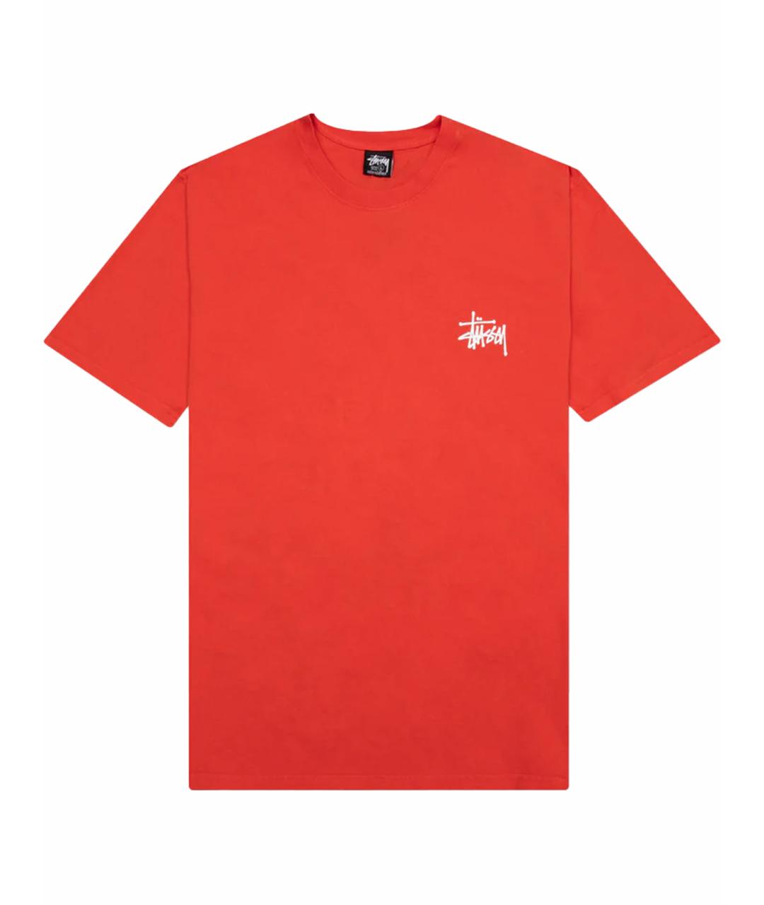 STUSSY Красная футболка, фото 1