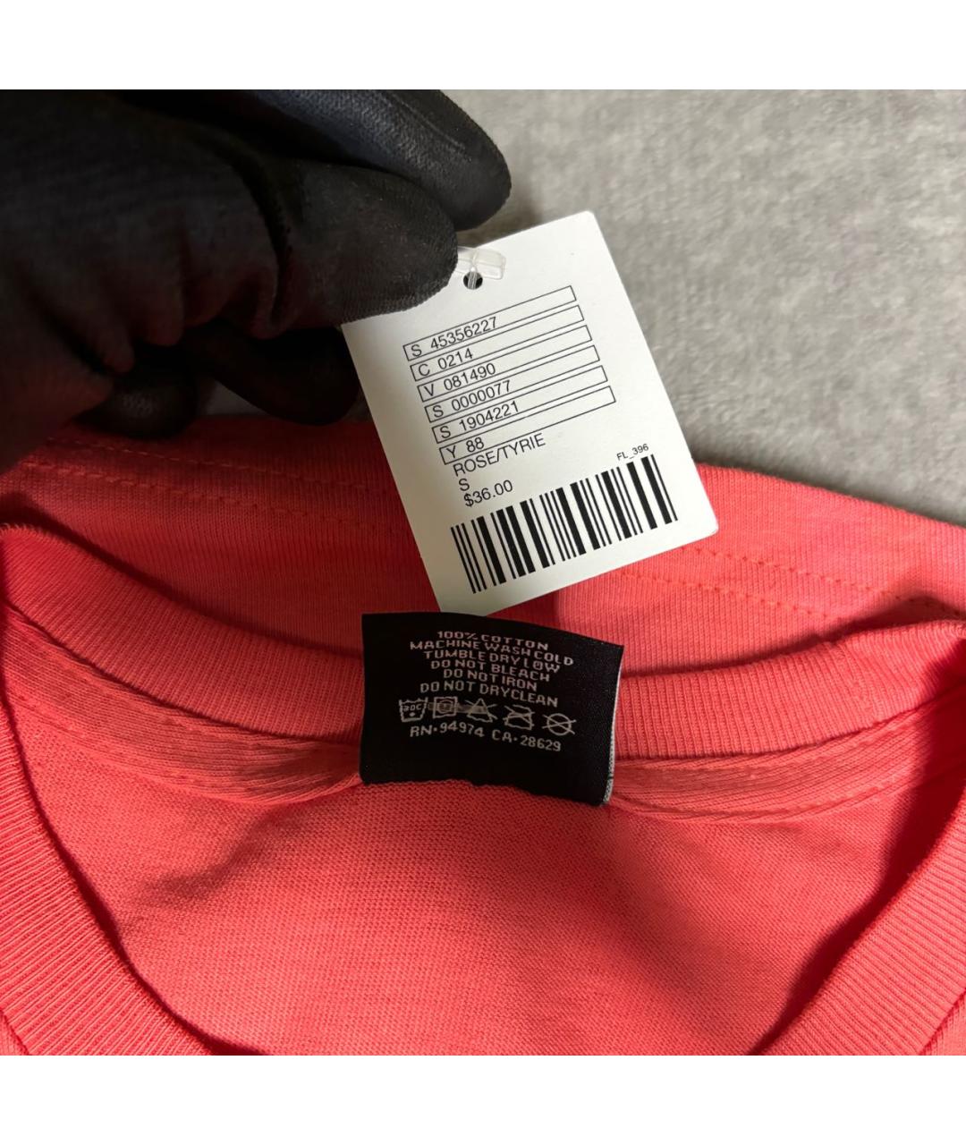 STUSSY Красная футболка, фото 4