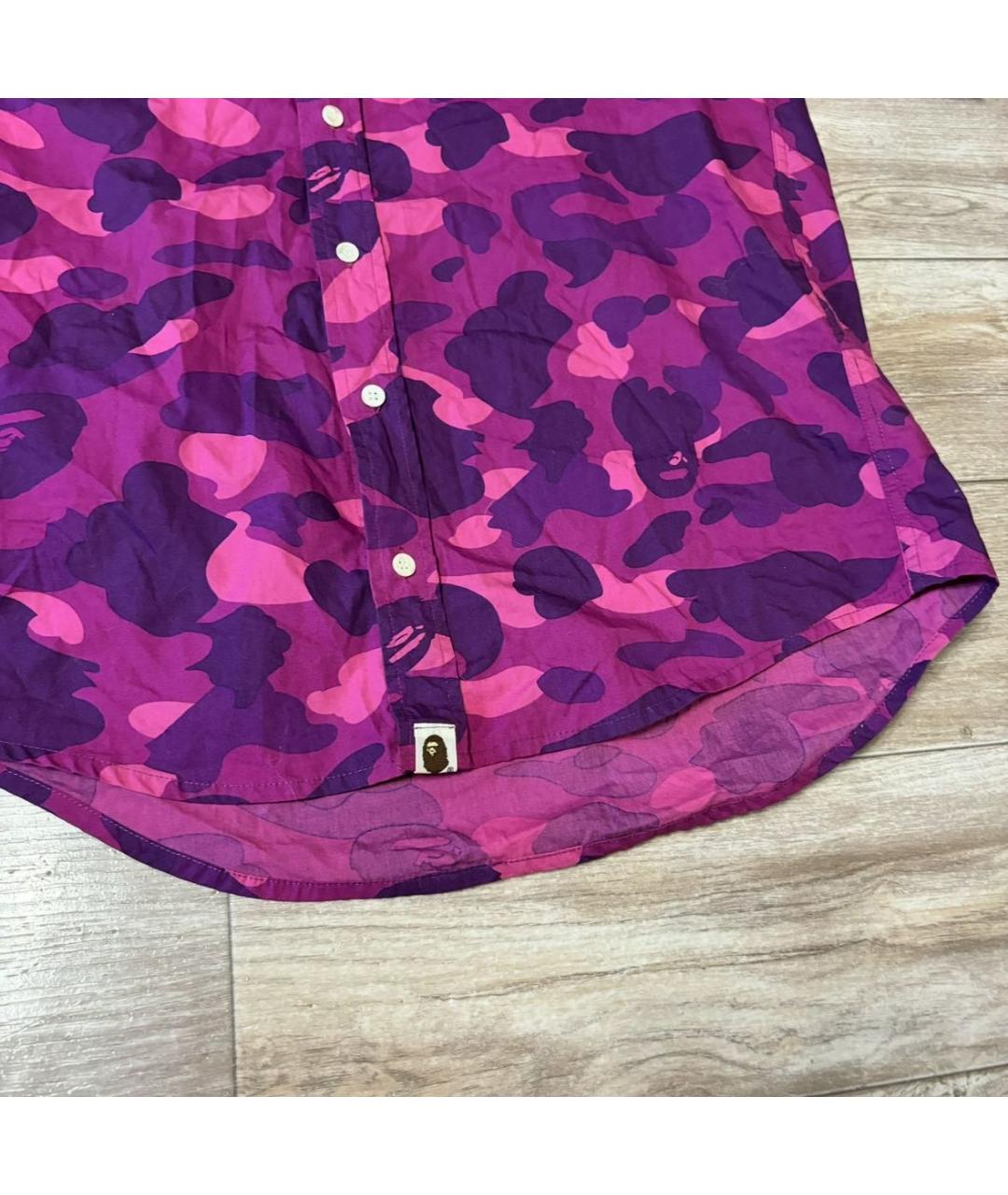 A BATHING APE Хлопковая кэжуал рубашка, фото 3