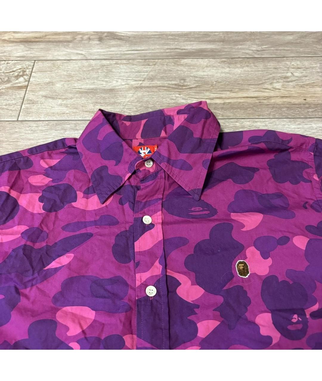 A BATHING APE Хлопковая кэжуал рубашка, фото 2