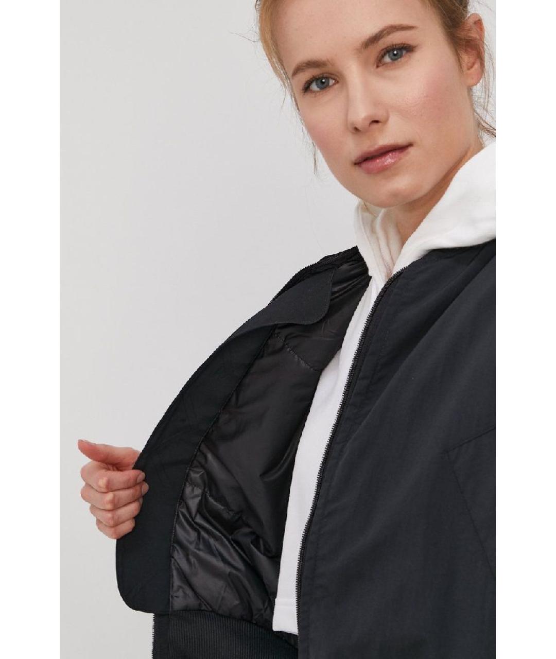 ADIDAS BY STELLA MCCARTNEY Черная полиэстеровая куртка, фото 6