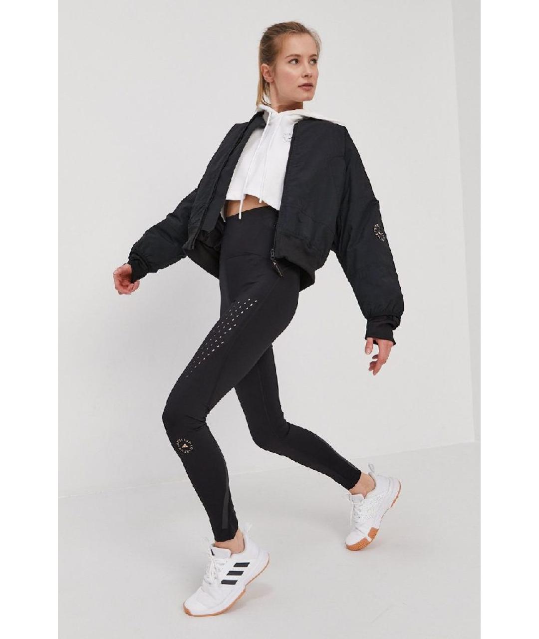 ADIDAS BY STELLA MCCARTNEY Черная полиэстеровая куртка, фото 5