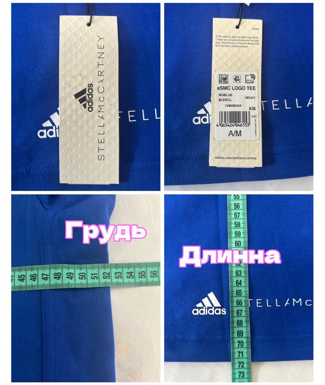 ADIDAS BY STELLA MCCARTNEY Синяя майка, фото 4