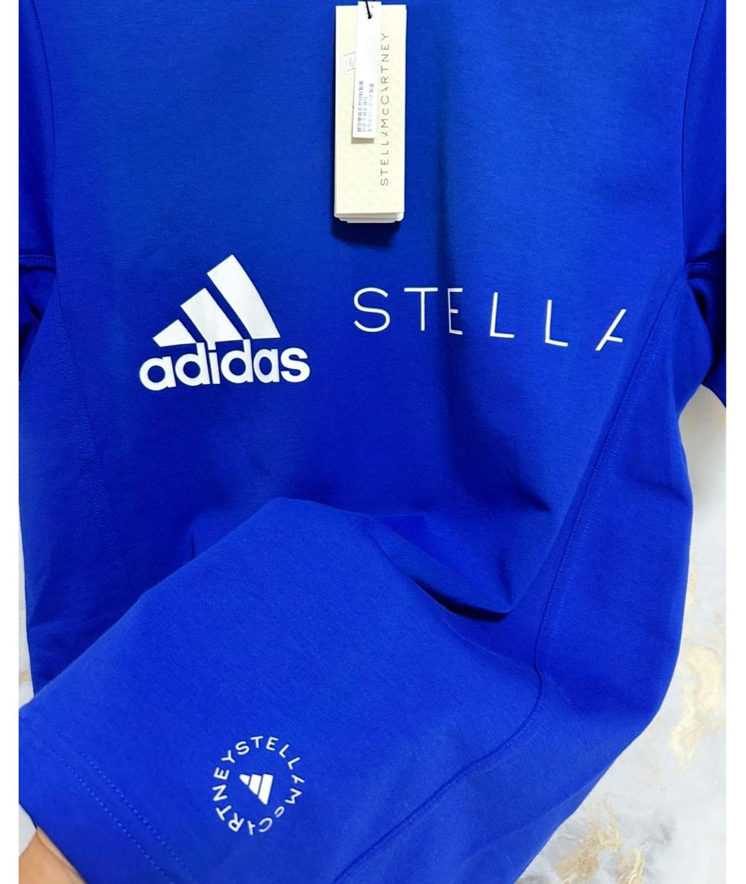 ADIDAS BY STELLA MCCARTNEY Синяя майка, фото 3
