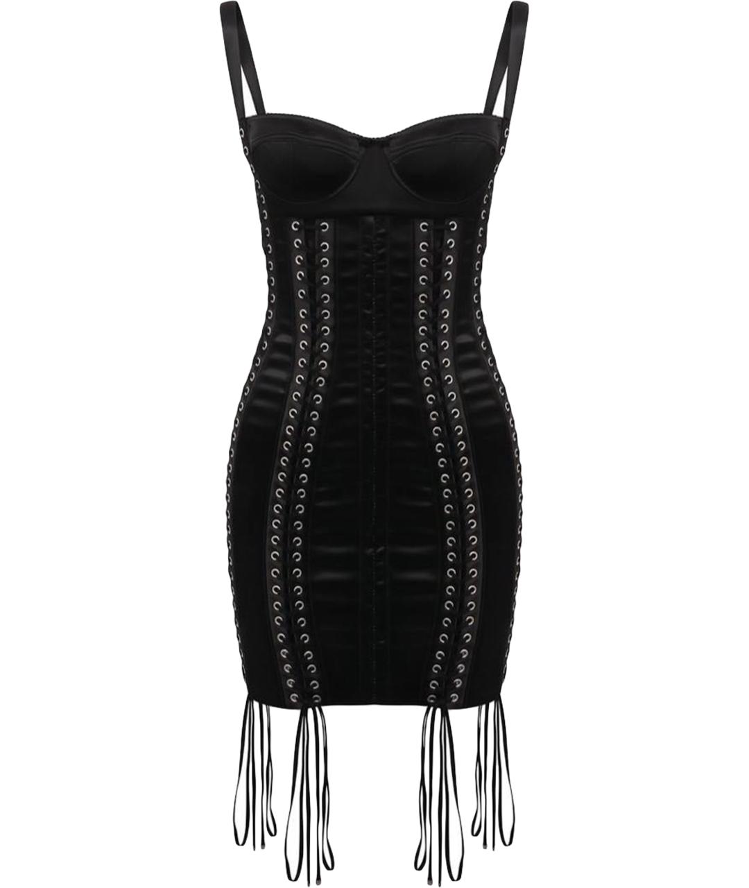DOLCE&GABBANA Черное платье, фото 1