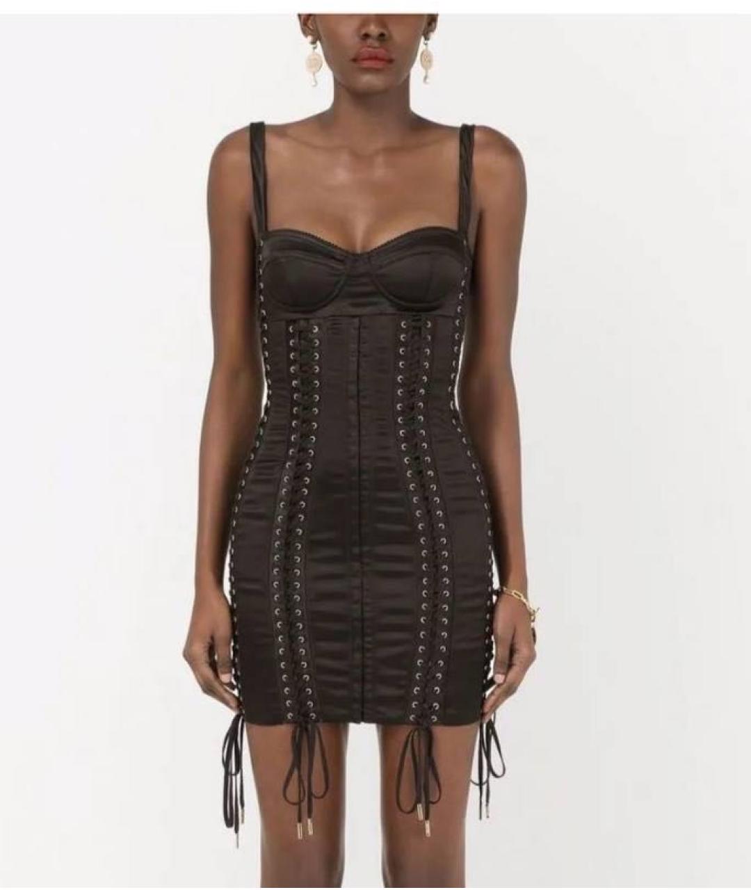 DOLCE&GABBANA Черное платье, фото 4