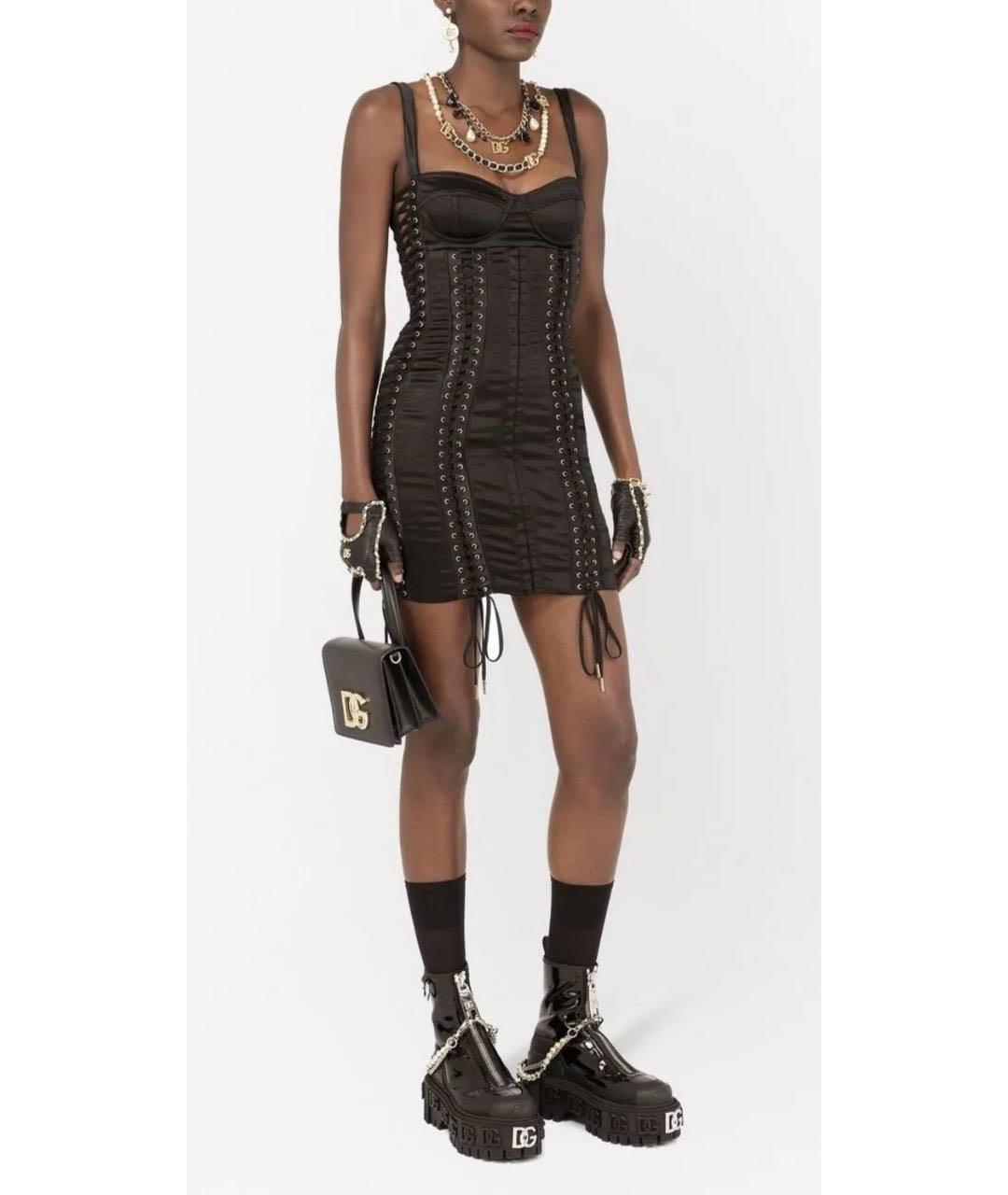 DOLCE&GABBANA Черное платье, фото 3