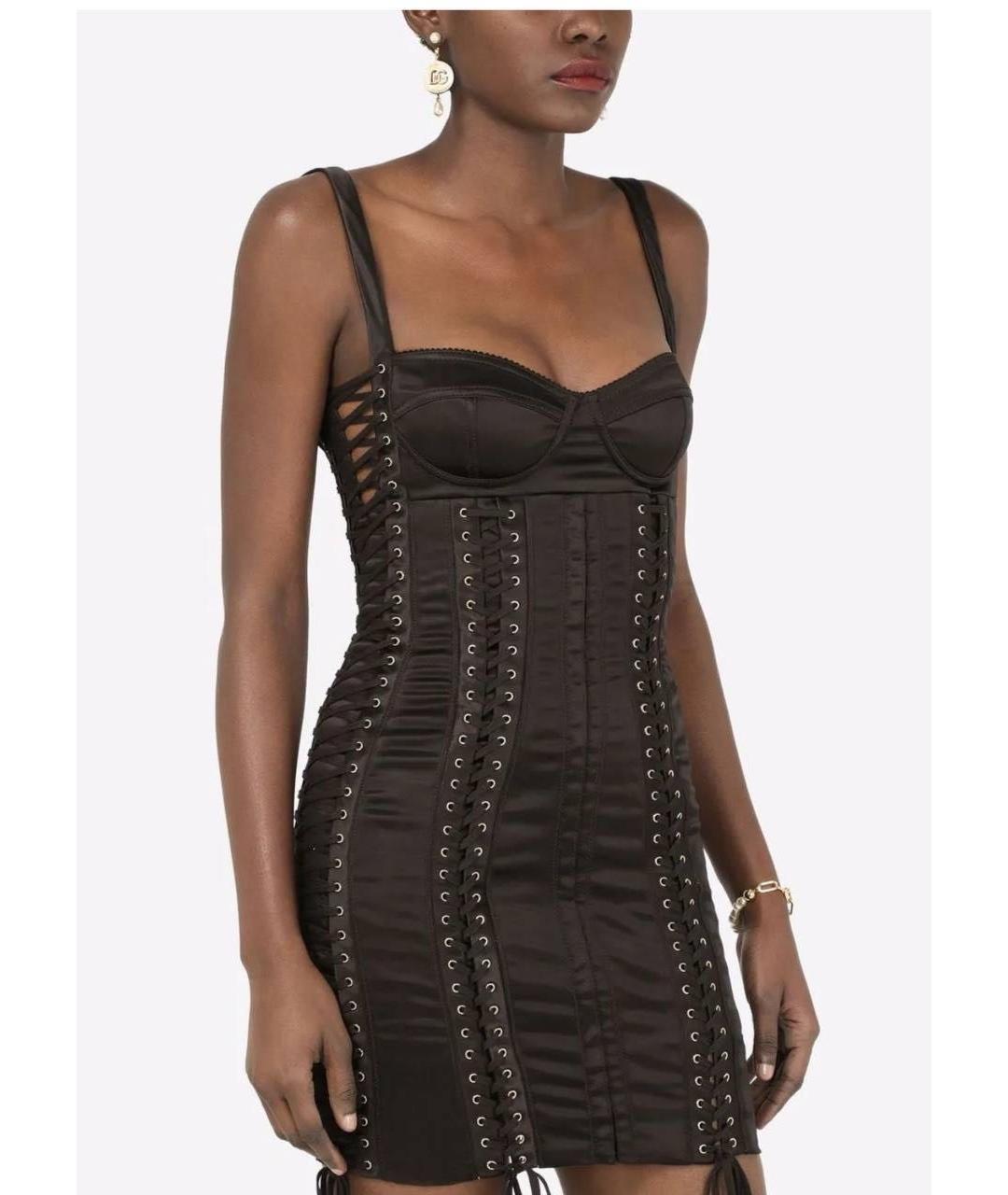 DOLCE&GABBANA Черное платье, фото 5