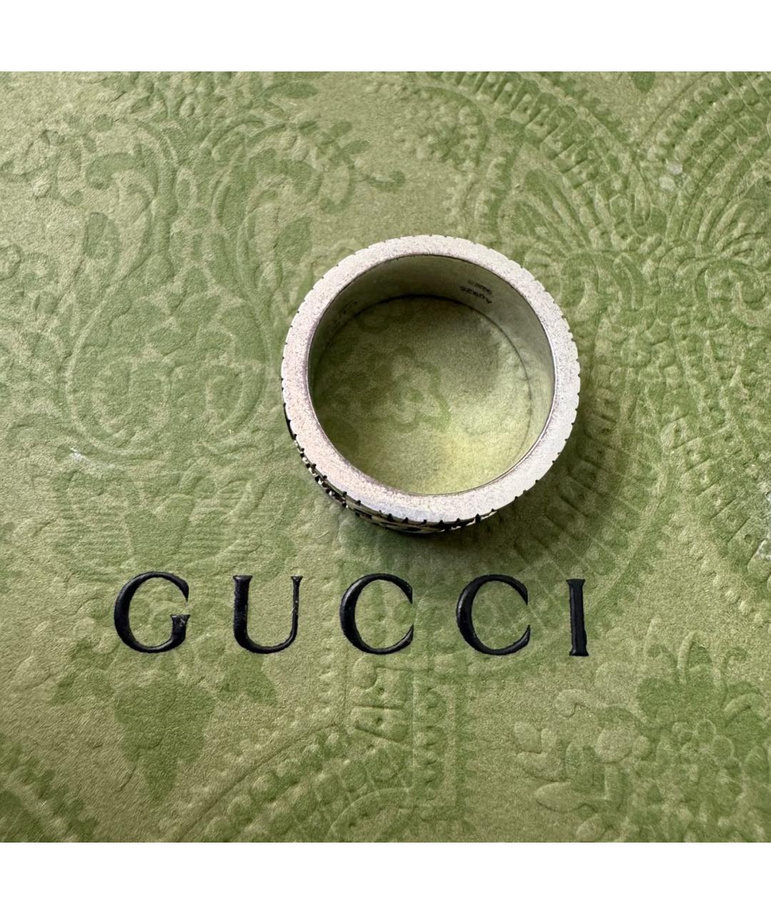 GUCCI Серебряное серебряное кольцо, фото 9