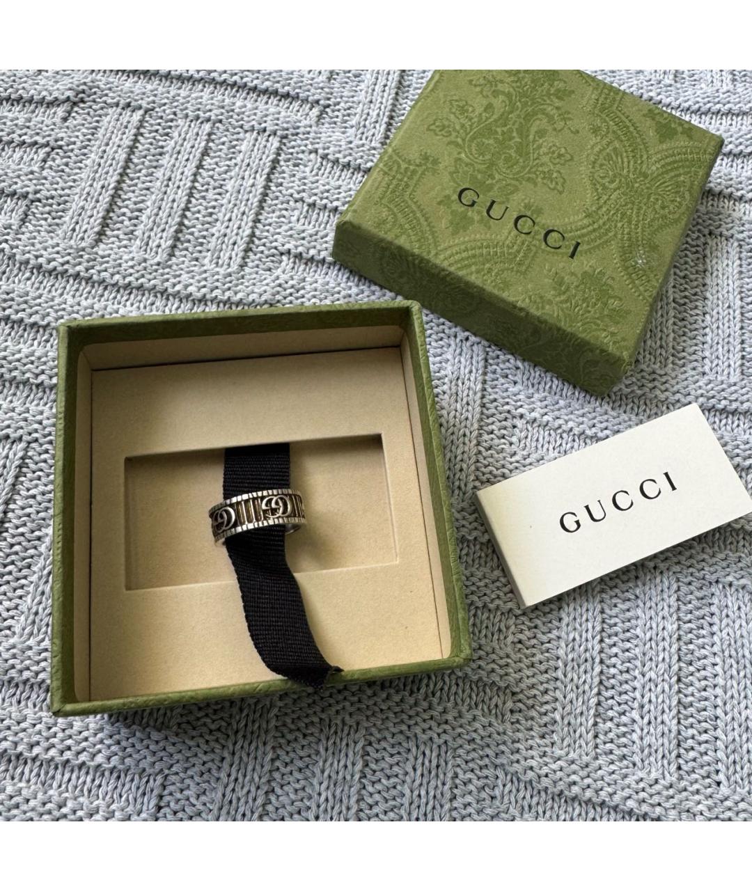 GUCCI Серебряное серебряное кольцо, фото 8
