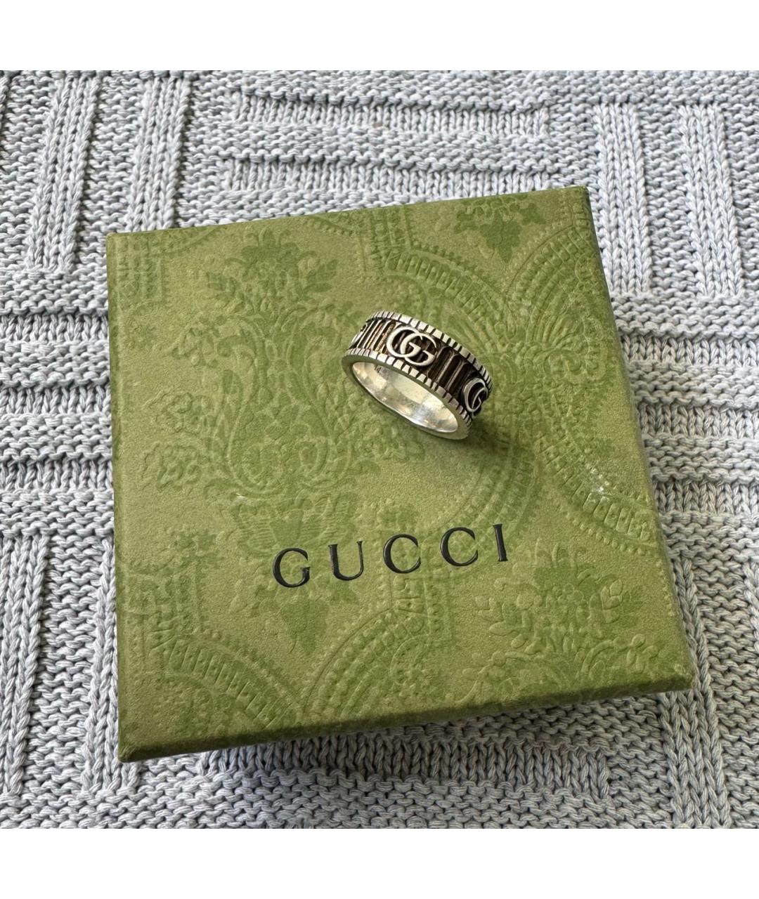 GUCCI Серебряное серебряное кольцо, фото 3