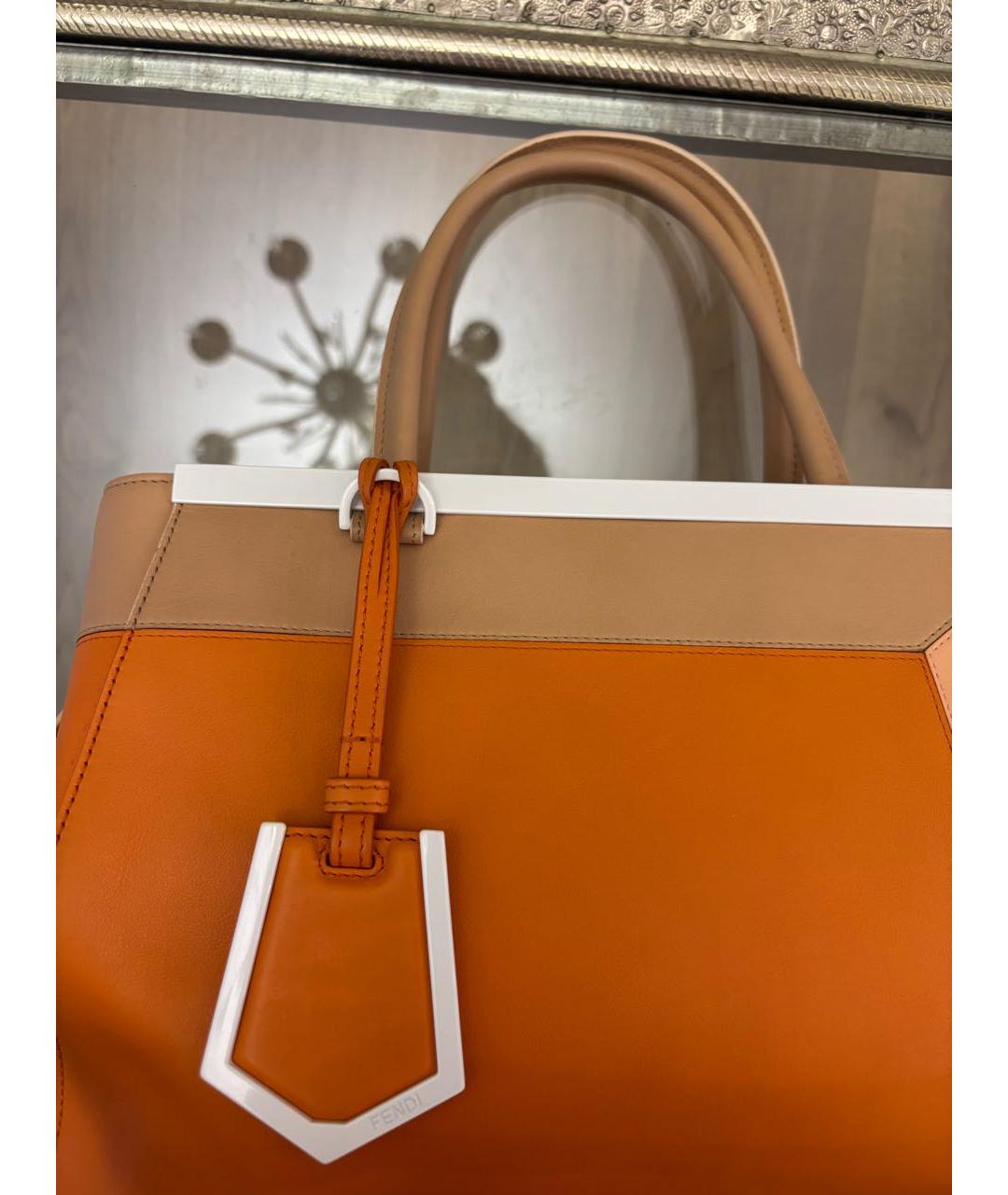 FENDI Мульти кожаная сумка тоут, фото 2