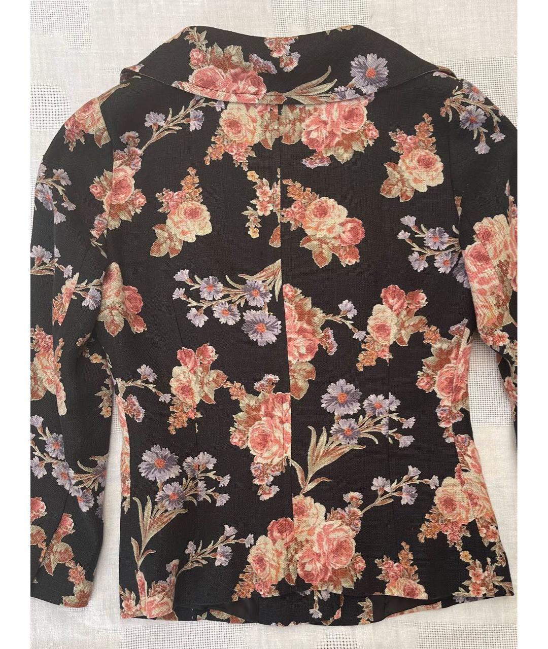 DOLCE&GABBANA Мульти льняной жакет/пиджак, фото 2