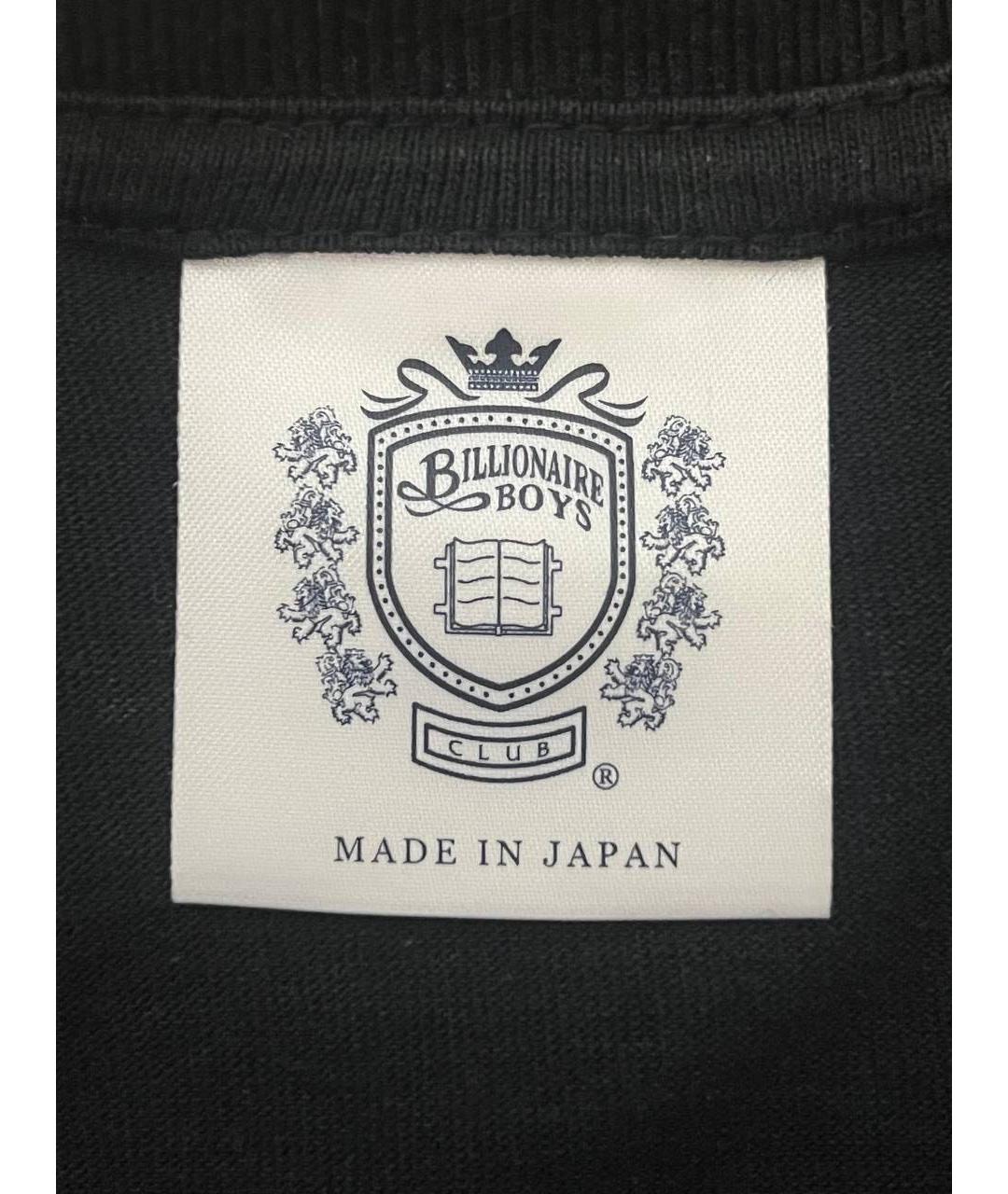 BILLIONAIRE BOYS CLUB Черная хлопковая футболка, фото 3
